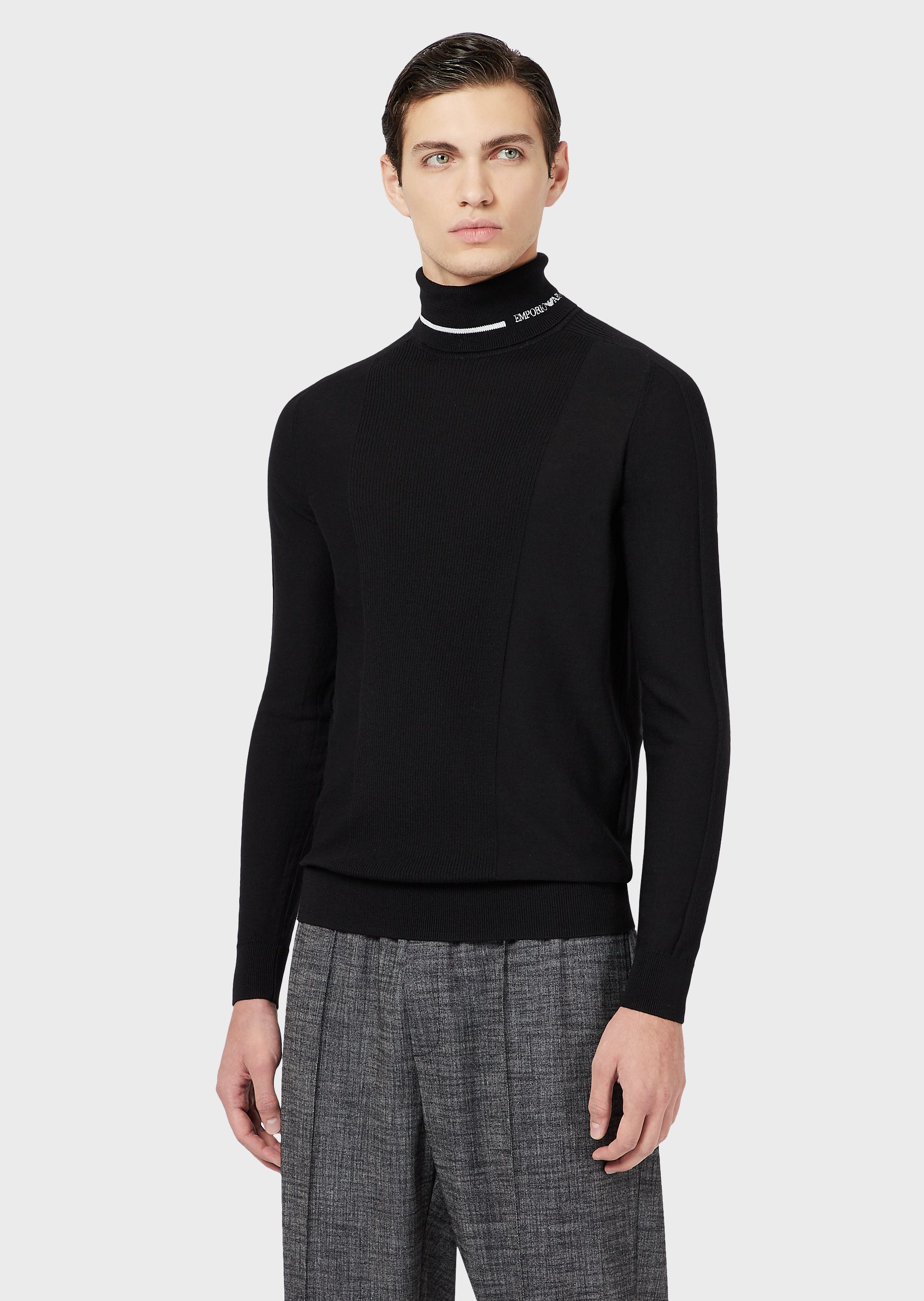 

Гольф Emporio Armani XXL Черный 6H1MXA.1MDHZ