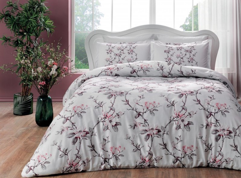 

Комплект постельного белья TAC Saten SC NV.TK LOTTE ÇK V04-PEMBE