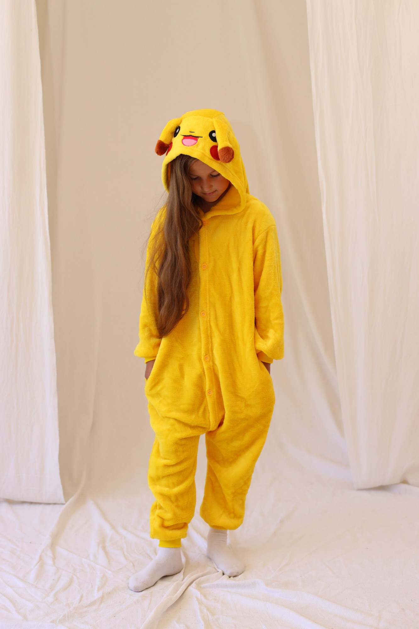 

Пижама Кигуруми Kigurumi Пикачу Покемон Для Детей И Подростков Желтый 110-120 см. (2010)