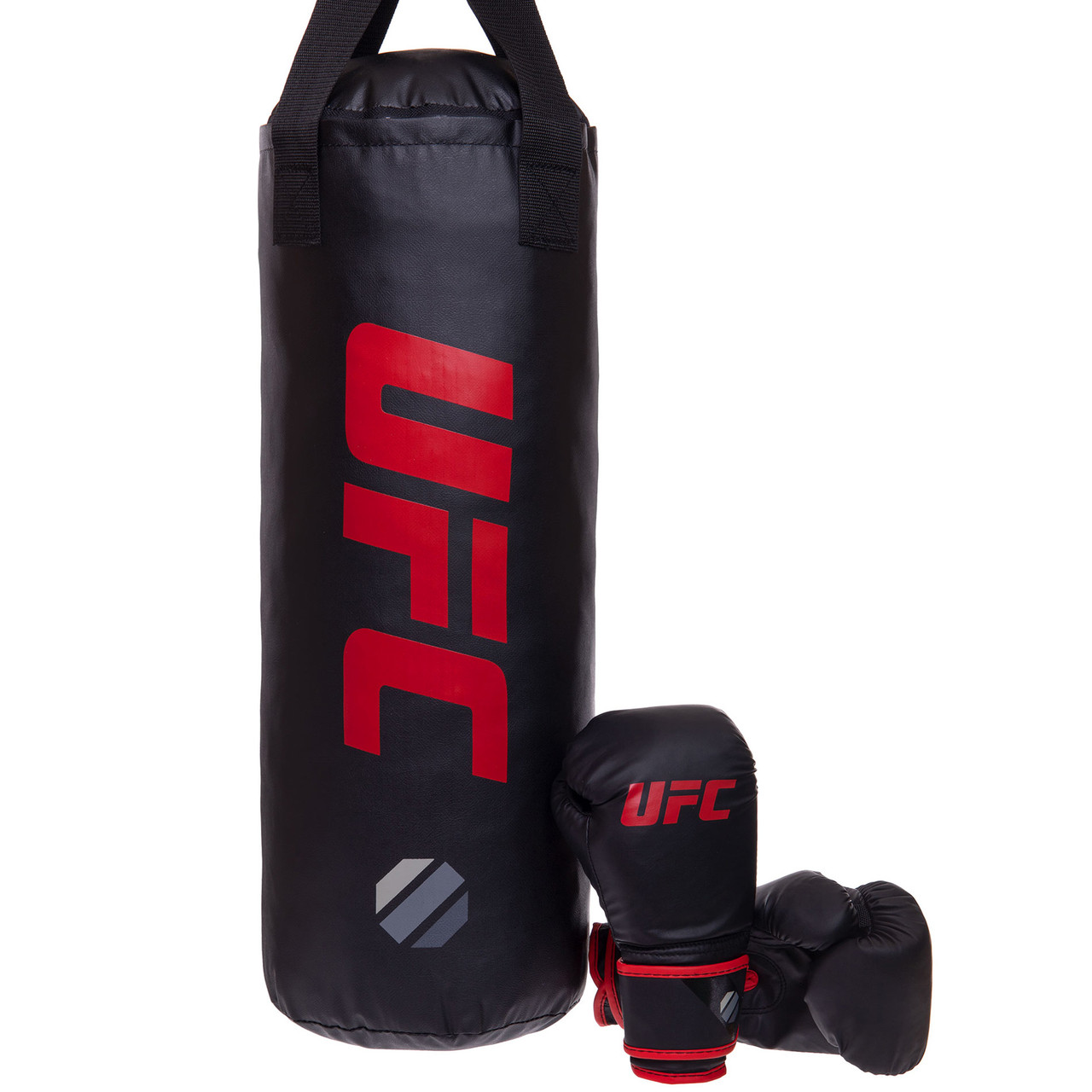 

Боксерский набор детский, Боксерская груша с перчатками UFC Boxing UHY-75154 черный
