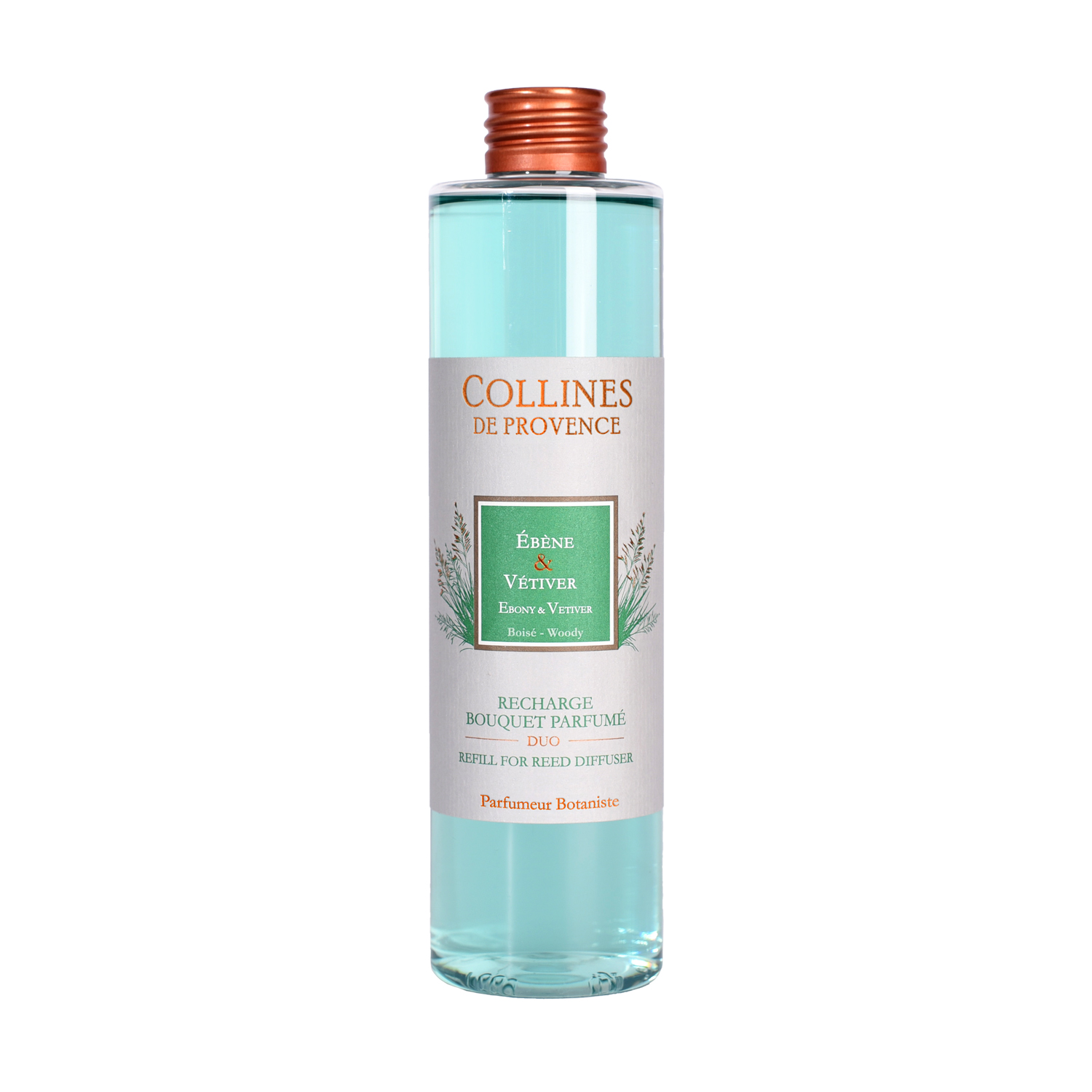 

Наполнитель для диффузора Collines de Provence Черное дерево и Ветивер Duos Parfumé (Дуэт), 250мл
