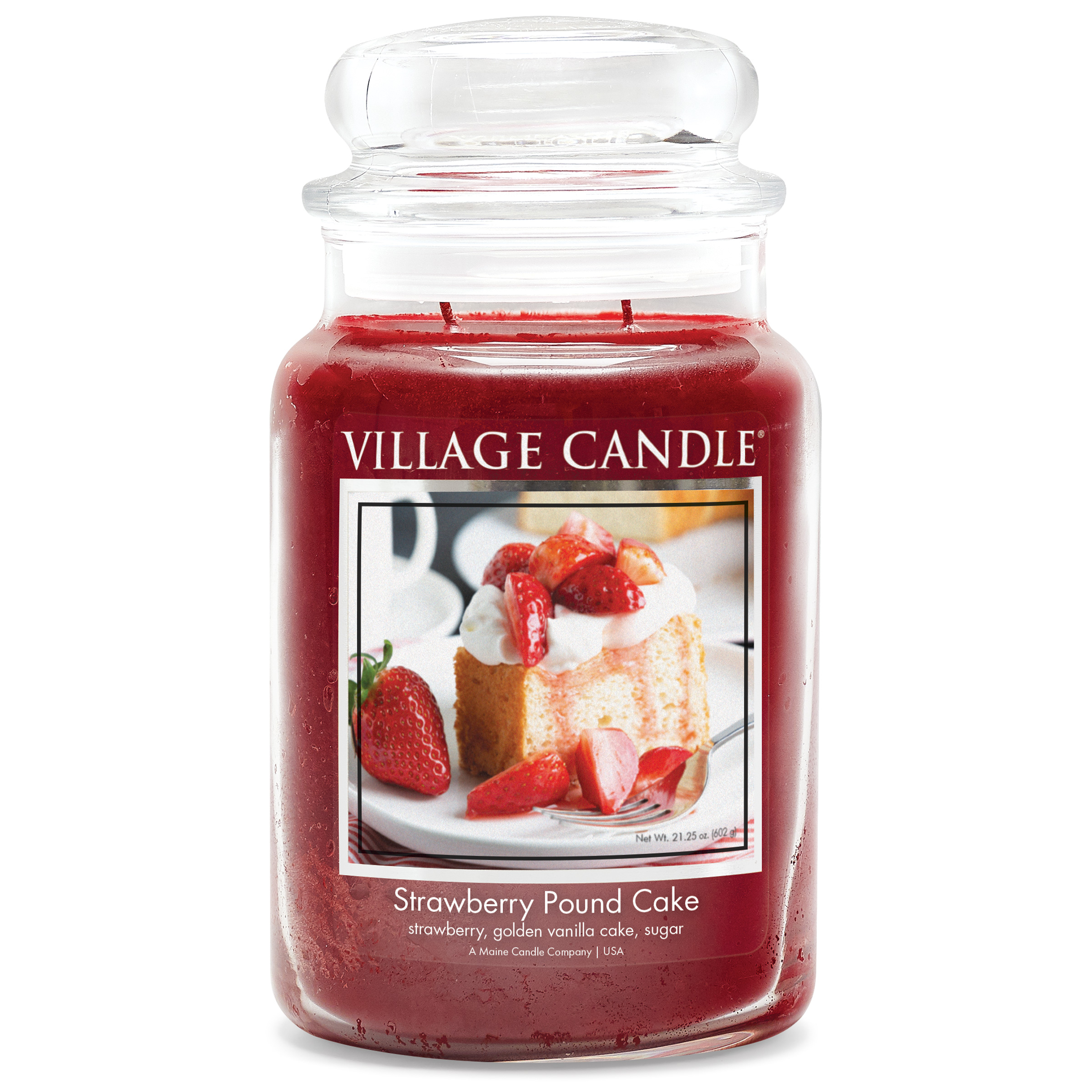 

Свеча Village Candle Клубничный пирог 602г
