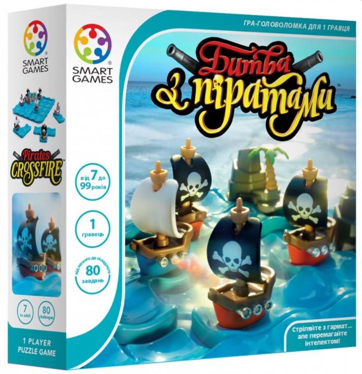 

Настольная игра Smart Games Битва с пиратами (SG 094 UKR) (5414301524373)