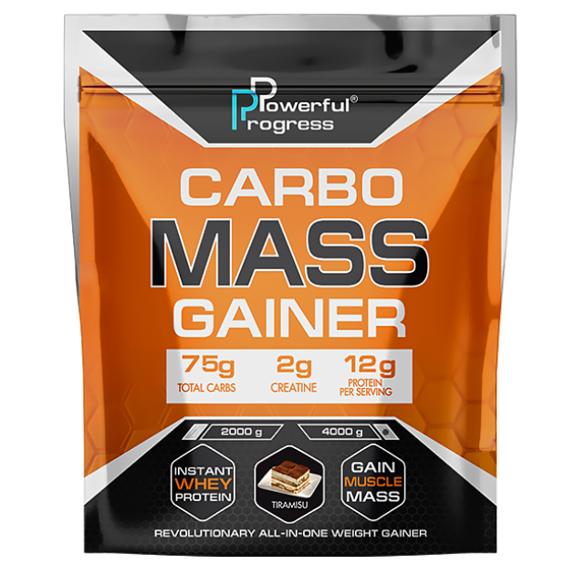 

Высокоуглеводный гейнер Powerful Progress Сarbo Mass Gainer 4 кг Тирамису