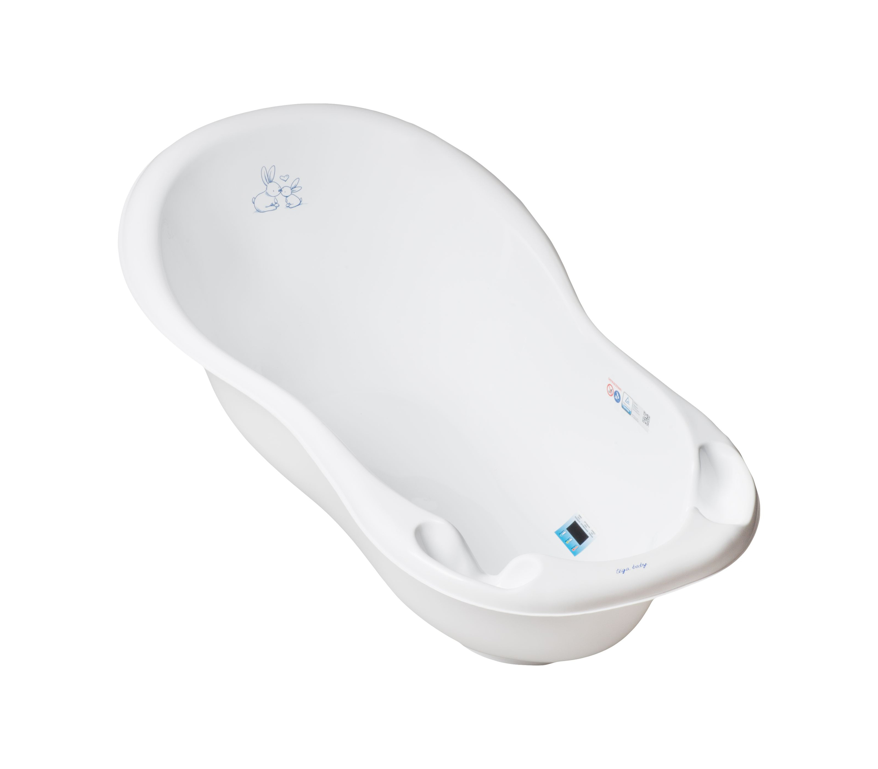 

Ванночка 102 см LUX "Зайчики" зі зливом та термометром (Білий)/"TEGA" KR-005-103 (2000902020142)