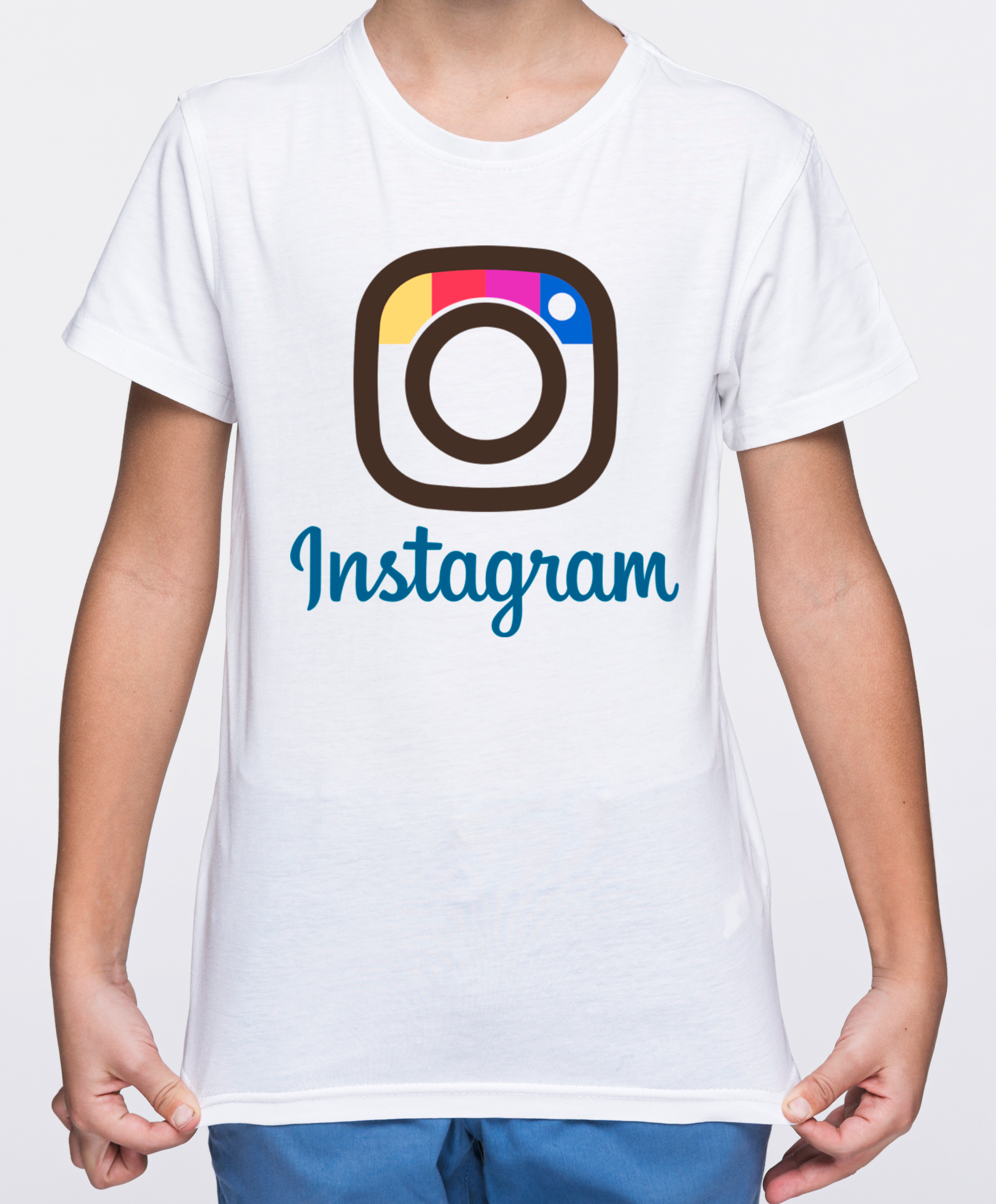 

Футболка хлопковая Fruit of the Loom instagram Белая 128 см FinsV128
