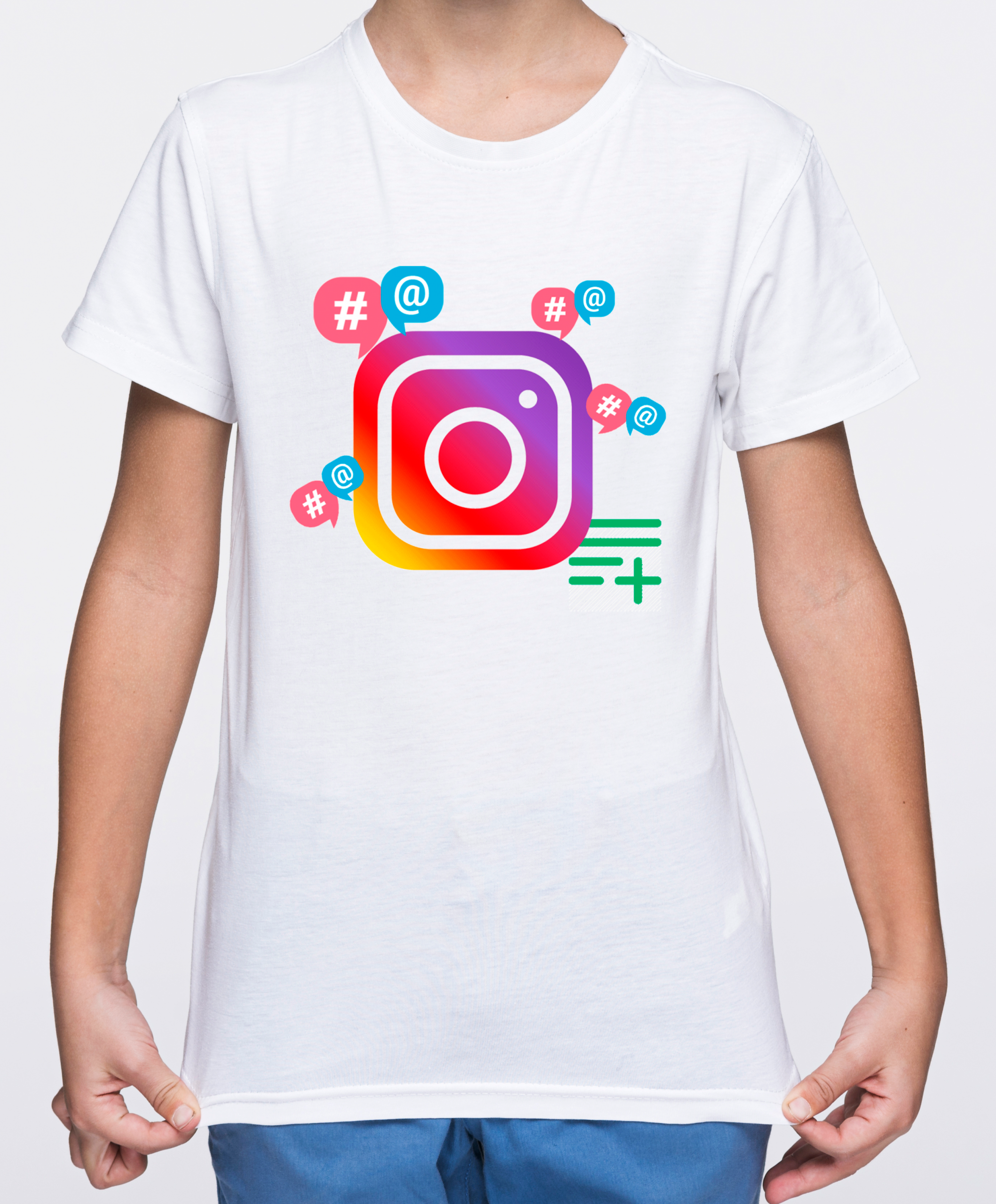

Футболка хлопковая Fruit of the Loom instagram Белая 116 см FinsC116