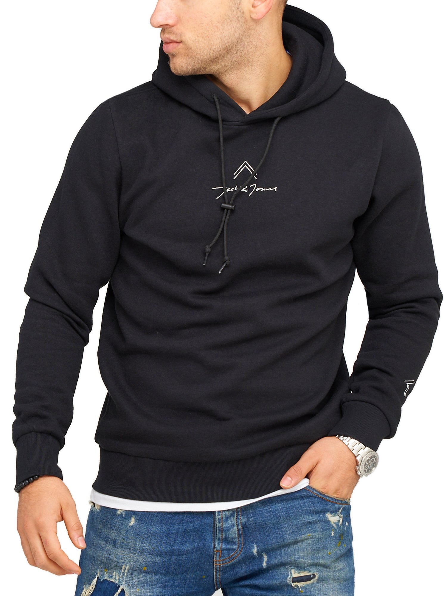 

Худи Jack & Jones Black  черный, Худи Jack & Jones Black XL черный