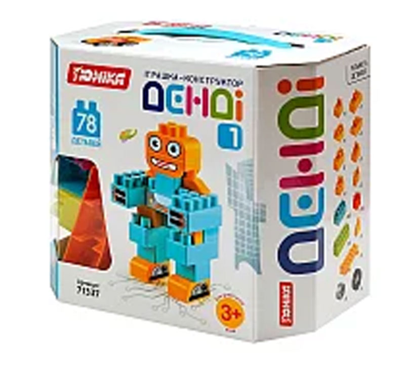 

Конструктор детский "Денди 1" 78дет. Юника 1337
