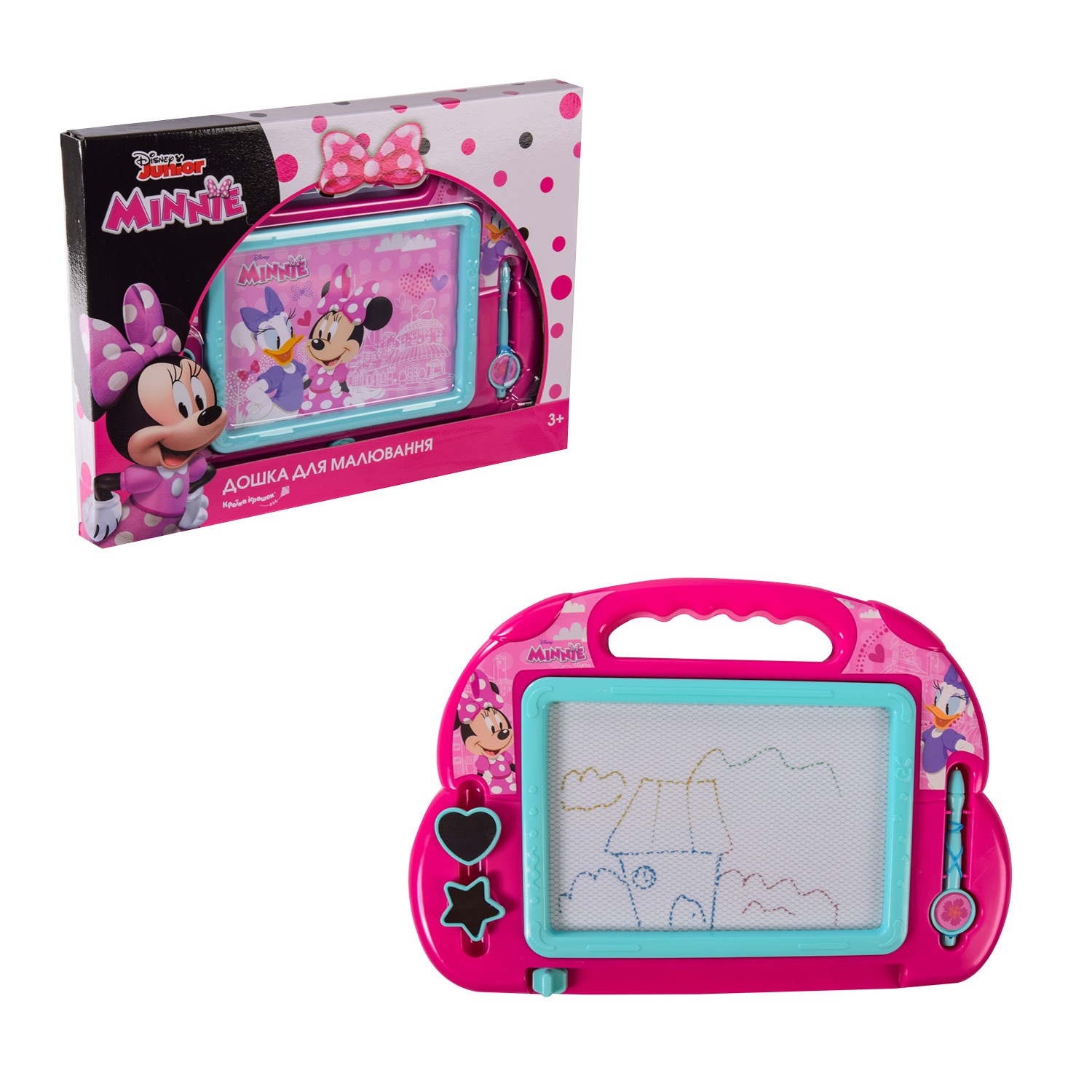 

Досточка магнитная Disney "Minnie Mouse" для рисования, цветная, кор. – 38*3*28см, D-3405
