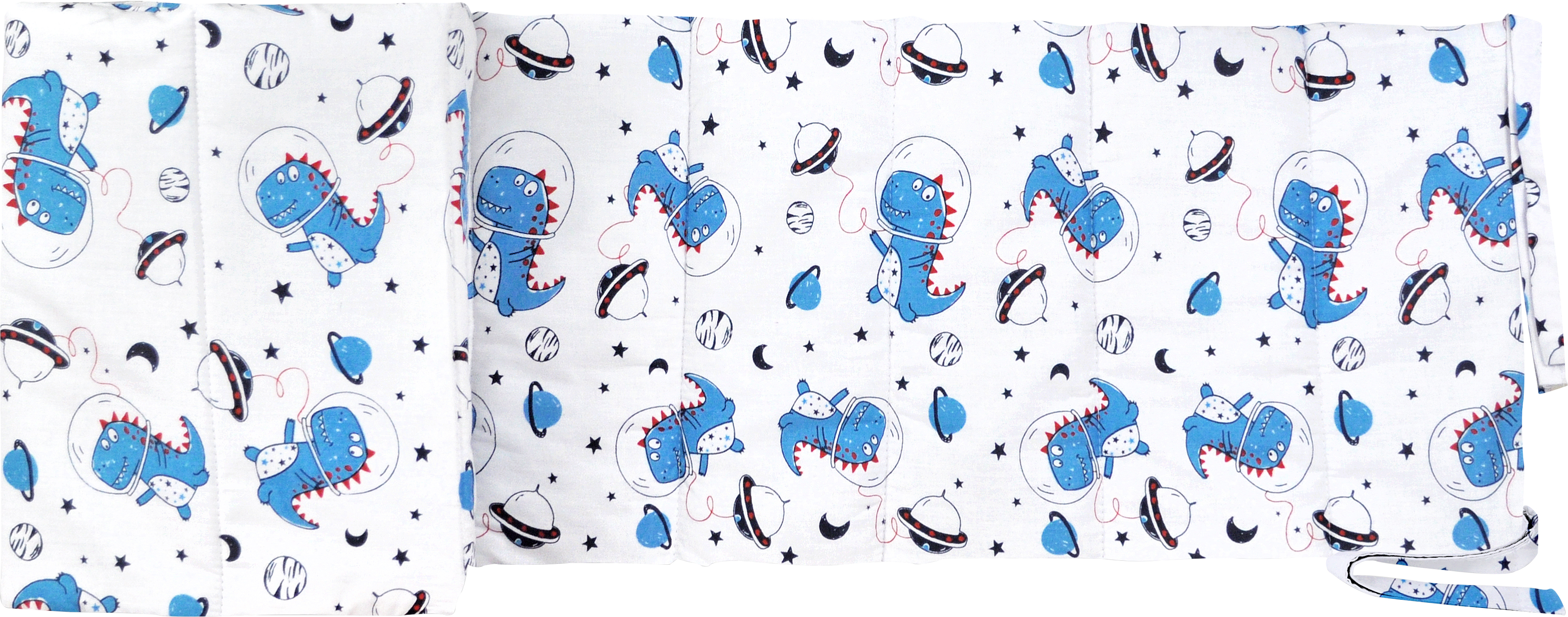 

Бортик в детскую кроватку Cosas Dino Space 30х180 (WeltBed_Dino Space)