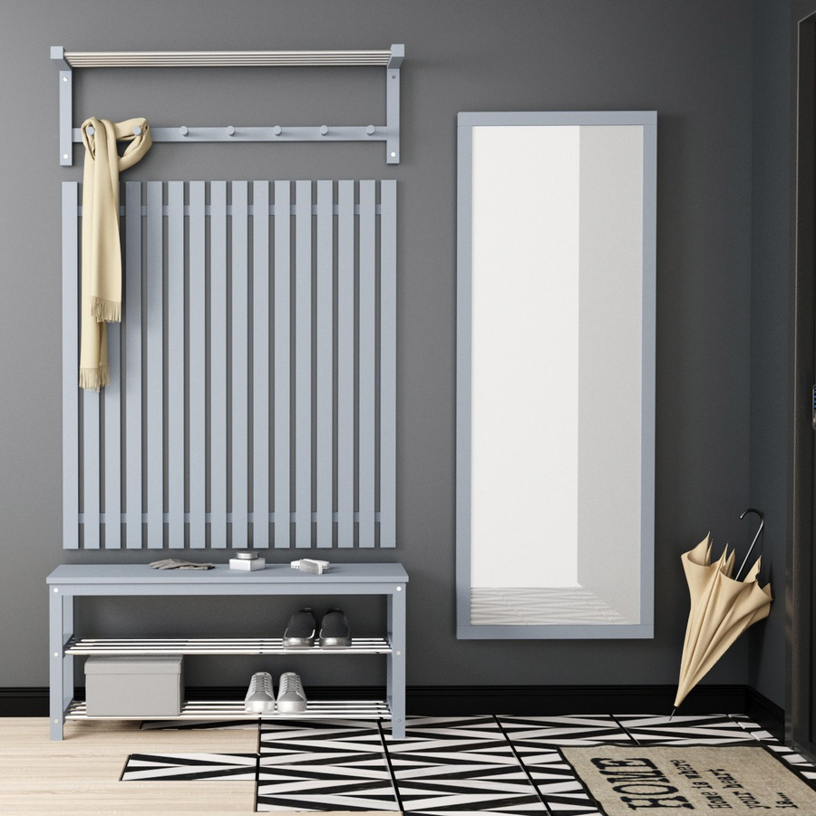 

Прихожая Fenster Невада 5 Светло-серая