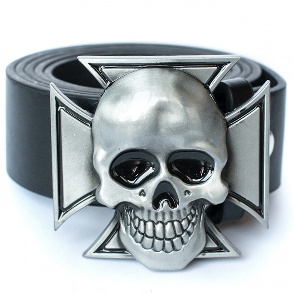 

Пряжка Rockway Железный крест с черепом , Комплект поставки товара Пряжка (без ремня)