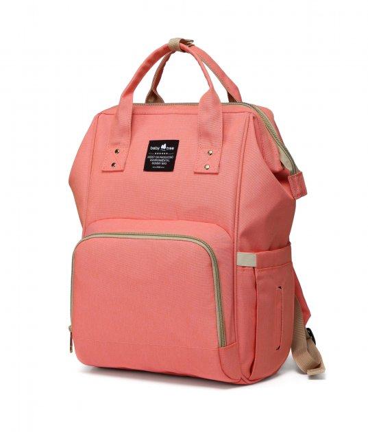 

Универсальная сумка-рюкзак органайзер для мам по уходу за детьми LeQeen Baby Bag, розовый