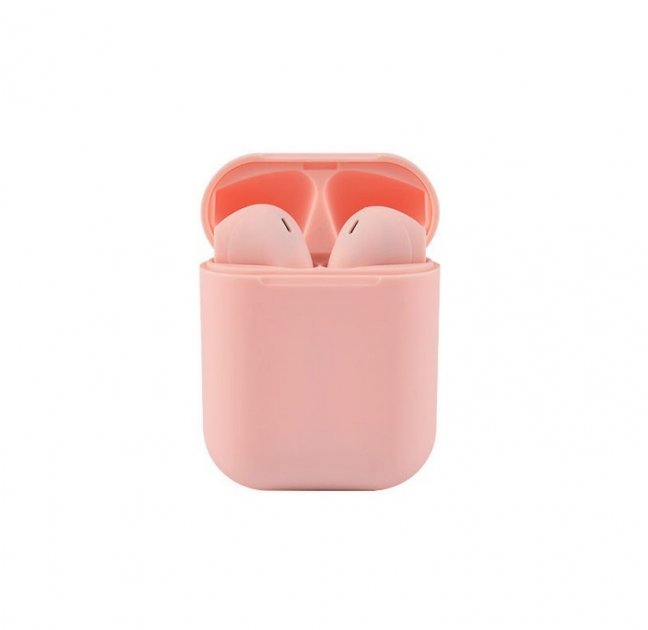

Беспроводные сенсорные Bluetooth 5.0 наушники в кейсе TWS i12 inPods Pink