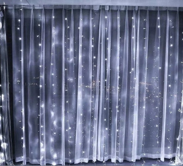 

Гирлянда штора 425 LED 3х2.5м 220В 8 режимов + Режим полной остановки + блок питания RD-230 Цвет ламп-Белый