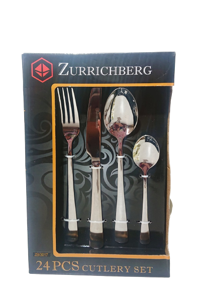 

Набор столовых приборов Zurrichberg Deluxe 24 pcs Silver Satin ZB-3017