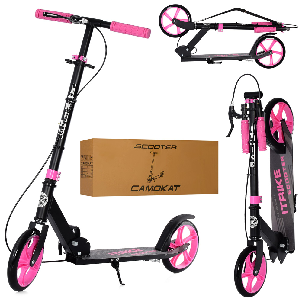 

Самокат iTrike SR 2-051-BP Black Pink (SR 2-051)