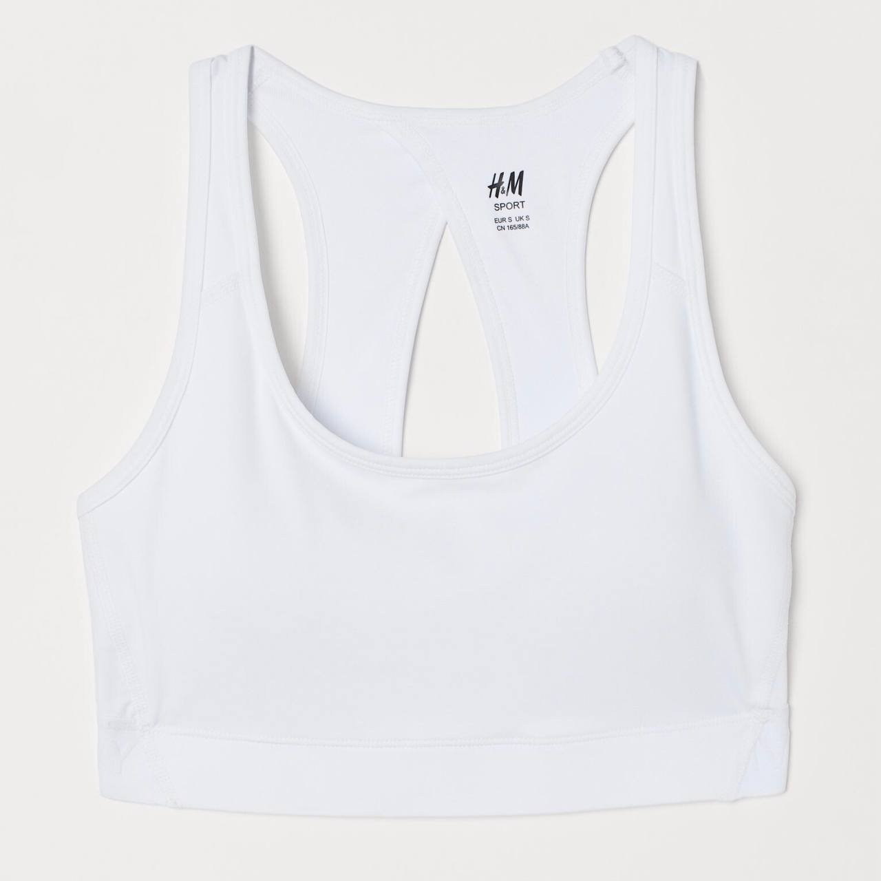 

Спортивный бюстгальтер H&M 412-7542381 XS Белый