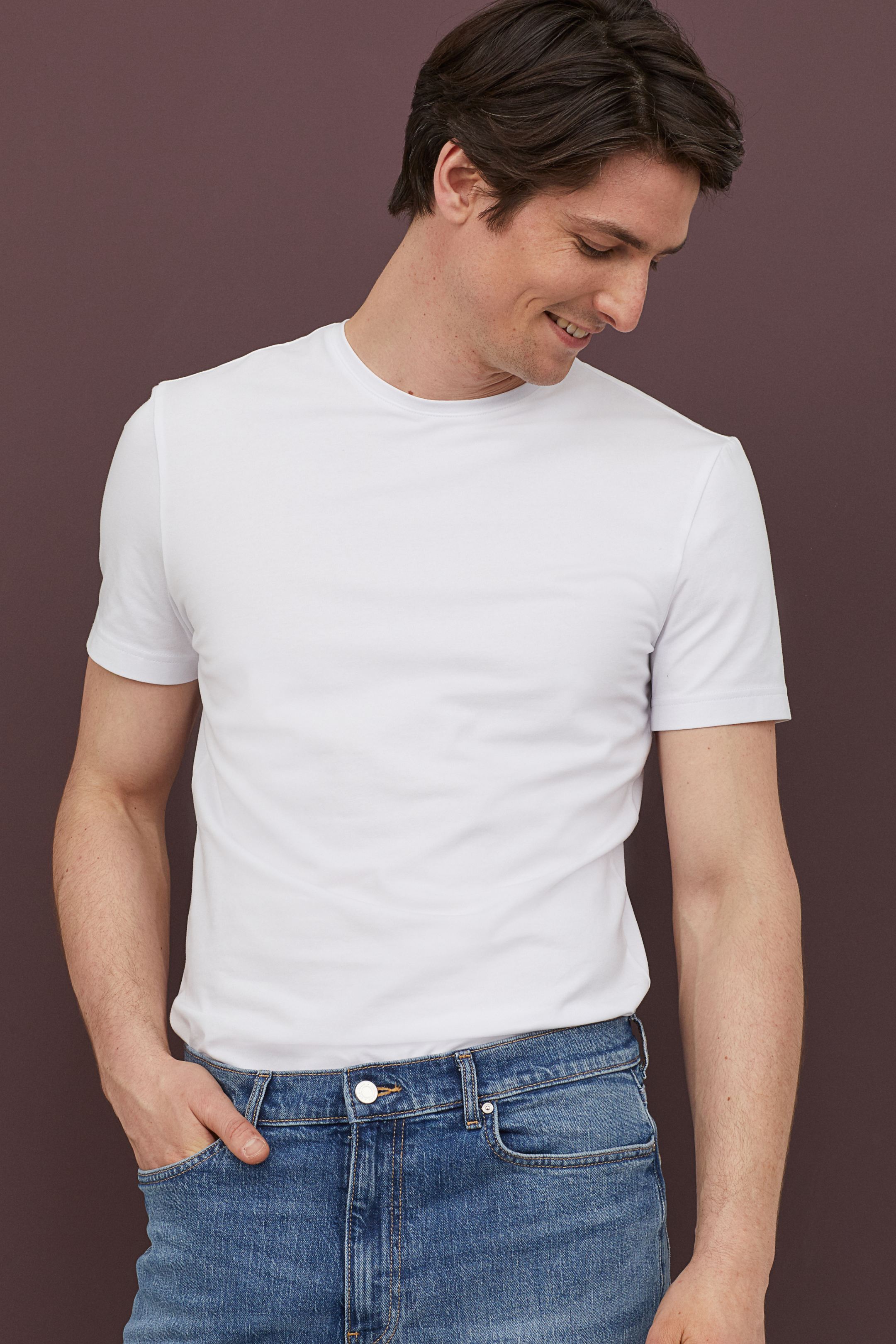 

Футболка H&M XS белый 5786308