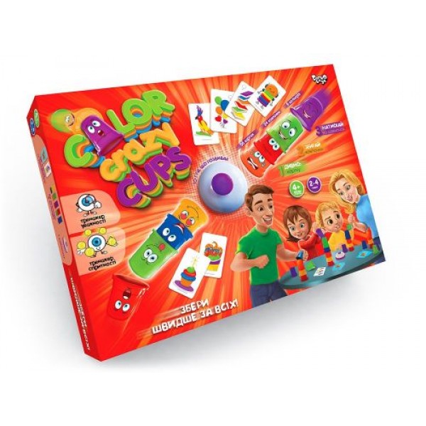 

Настольная развлекательная игра "Color Crazy Cups", укр CCC-01-01U