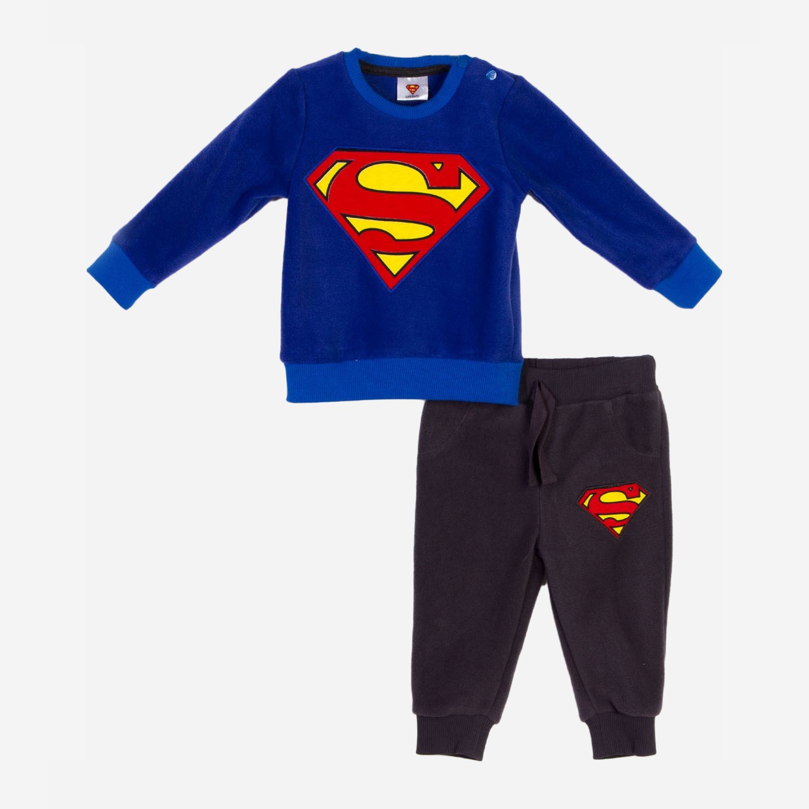 

Комплект (свитшот + штаны) Cimpa Superman SM18497 68-74 см Серо-синий