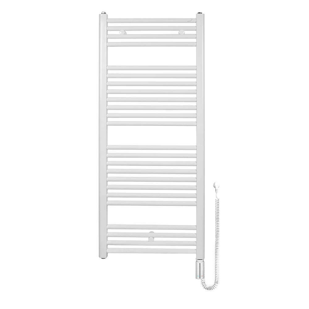 

Полотенцесушитель Zehnder Virando 1226 x 500 мм белый c проводом (AB-120-050-9016-HOTS-SC)