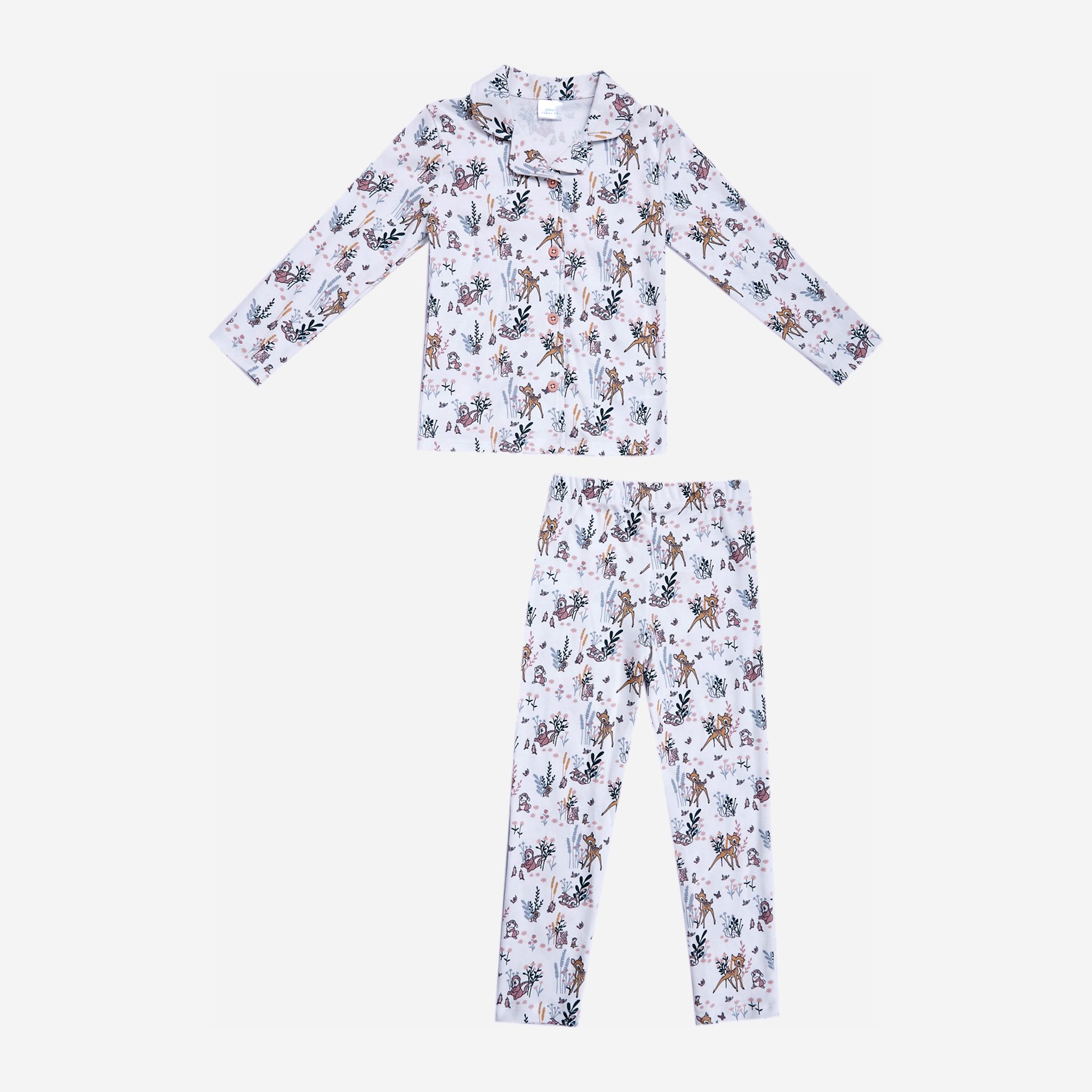 

Пижама (рубашка + штаны) Disney Bambi BA18518 98 см Белая