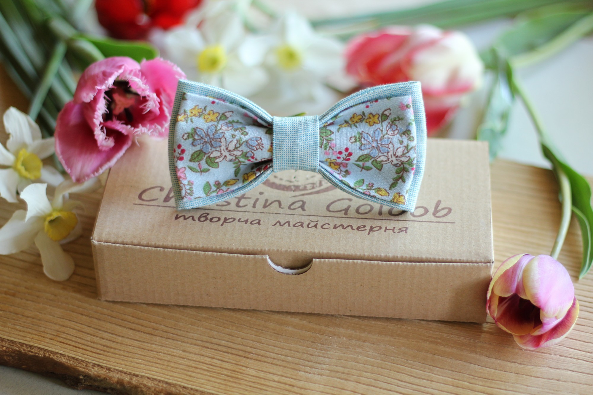 

Галстук-бабочка Christina Goloob Romantik  Ментоловый, Галстук-бабочка Christina Goloob Romantik one size Ментоловый
