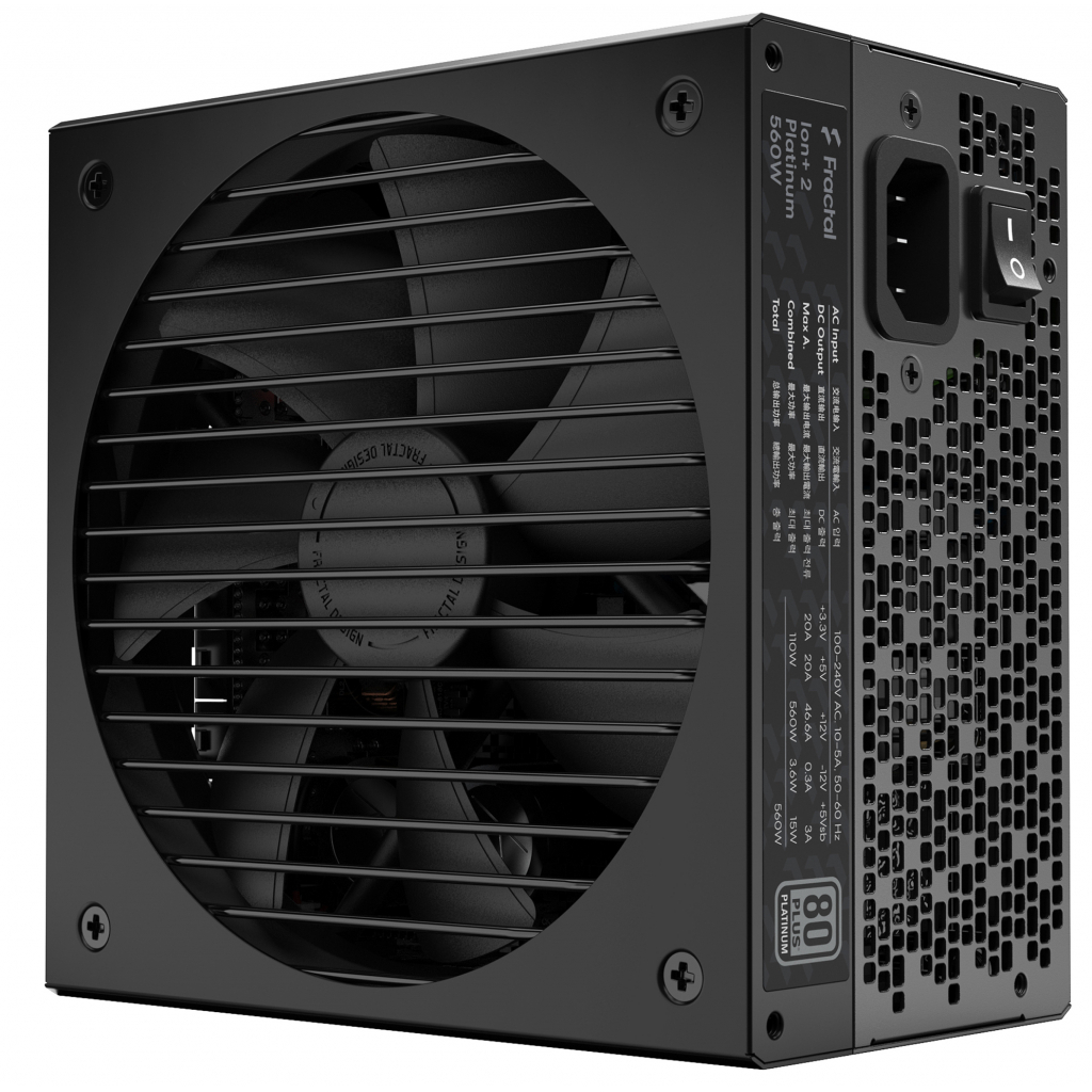 

Блок питания Fractal Design 560W Ion + 2 Platinum (FD-P-IA2P-560-EU)