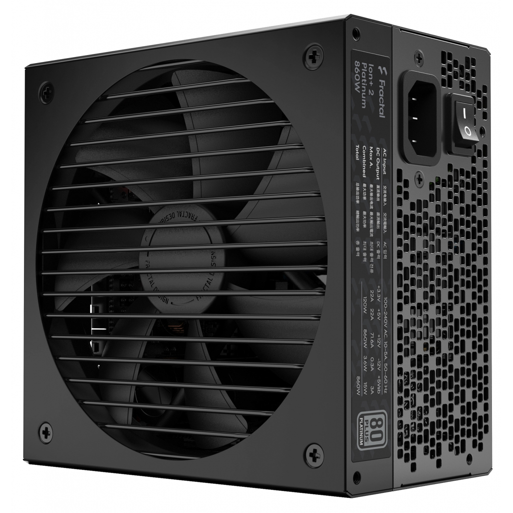 

Блок питания Fractal Design 860W Ion + 2 Platinum (FD-P-IA2P-860-EU)