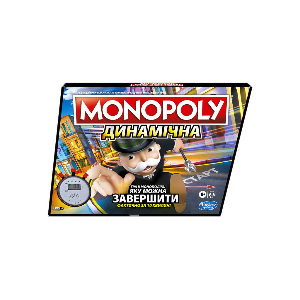 

Настольная игра Hasbro Монополия Гонка украинская версия (E7033)