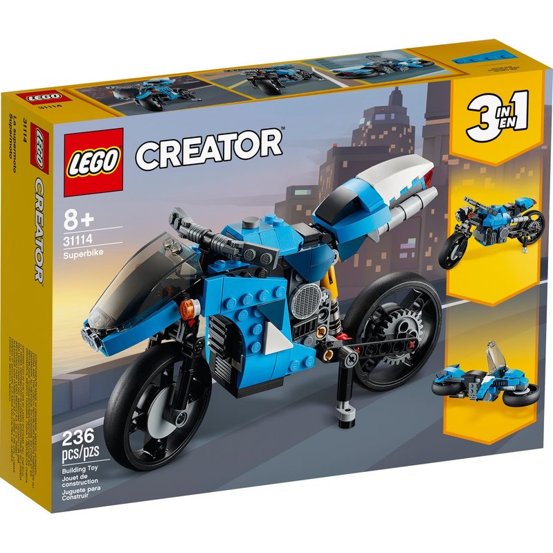 

Конструктор LEGO Creator Супермотоцикл 31114