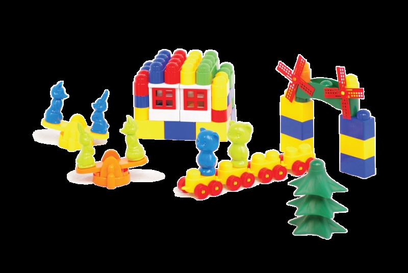 

Детский конструктор "Мастер Блок" №4 1-026 74 дет. Colorplast