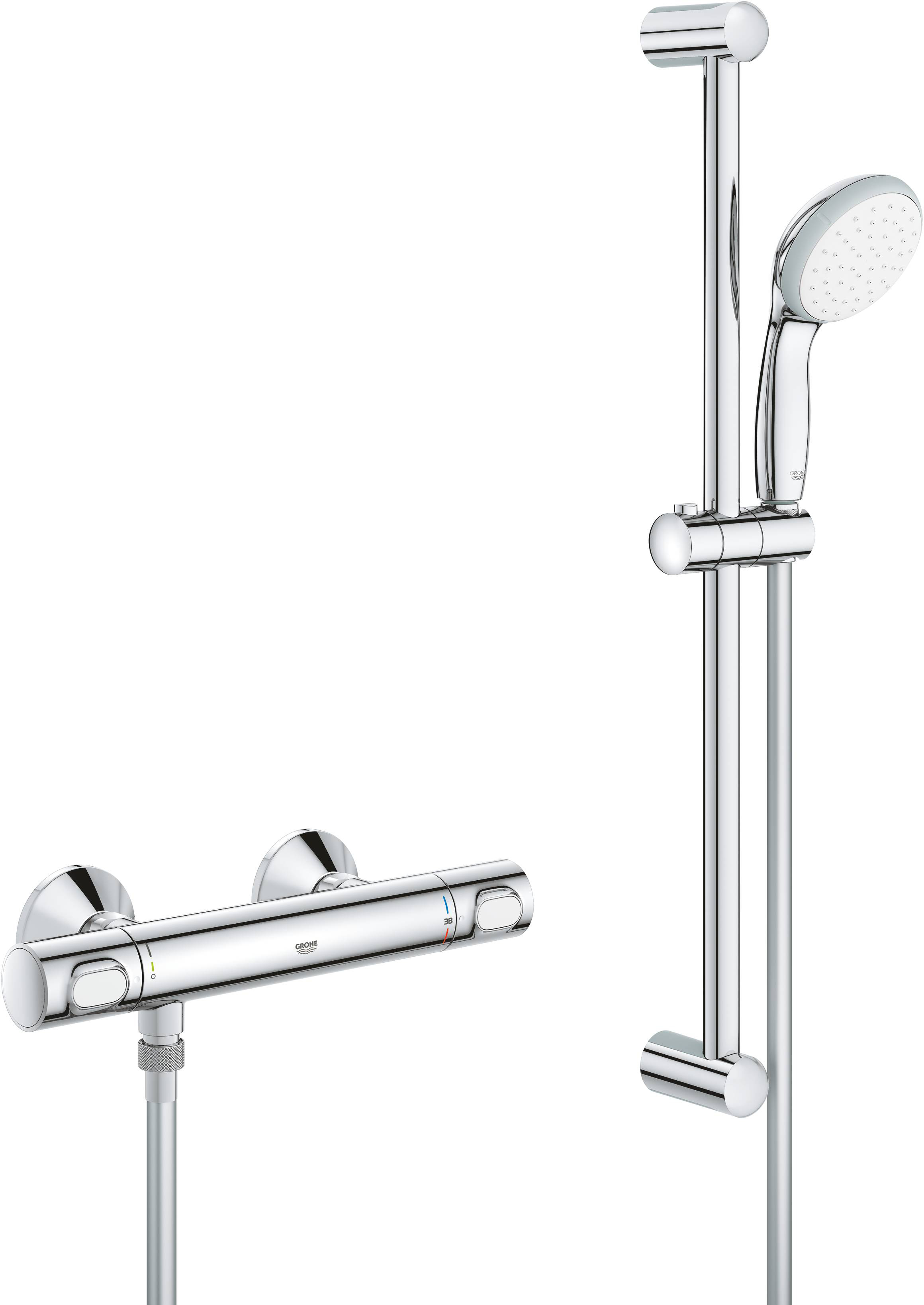 

Смеситель для душа GROHE Precision Flow 34841000 с душевым гарнитуром