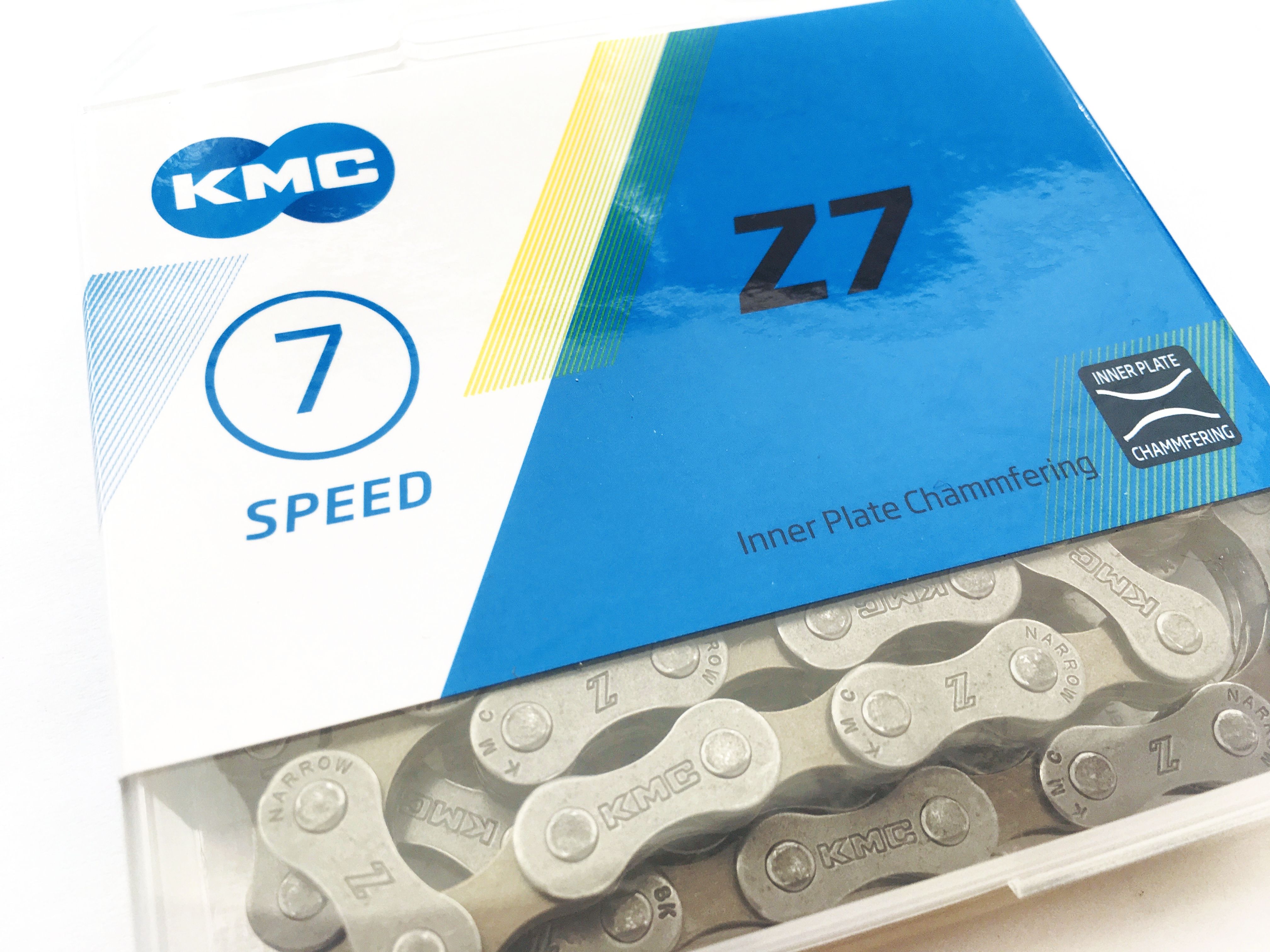 

Цепь велосипедная KMC Z7 с замком