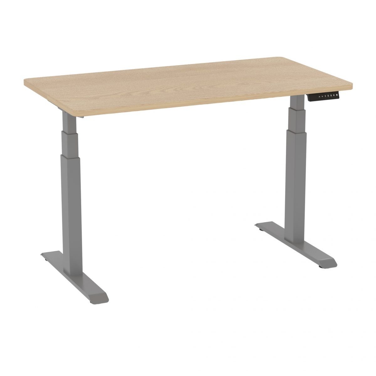 

Компьютерный стол с регулировкой по высоте ErgoWork Duo Motor Silver Светлый Дуб 1200*700*18 мм