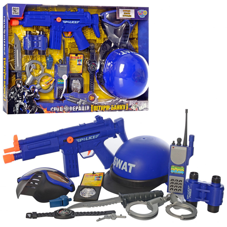 

Детский игровой набор полицейского 33550 со шлемом Limo Toy