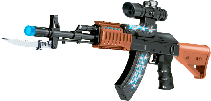 

Автомат свето-звуковой 827 AK47 ZIPP Toys