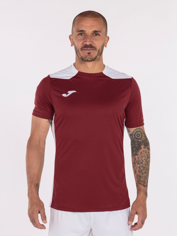 

Футболка Joma 101822.672  Бордово-белая, Футболка Joma 101822.672 S Бордово-белая