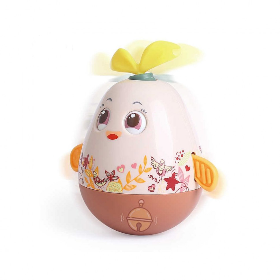 

Неваляшка 3133 подвижные глазки и бантик (Коричневый) Limo Toy