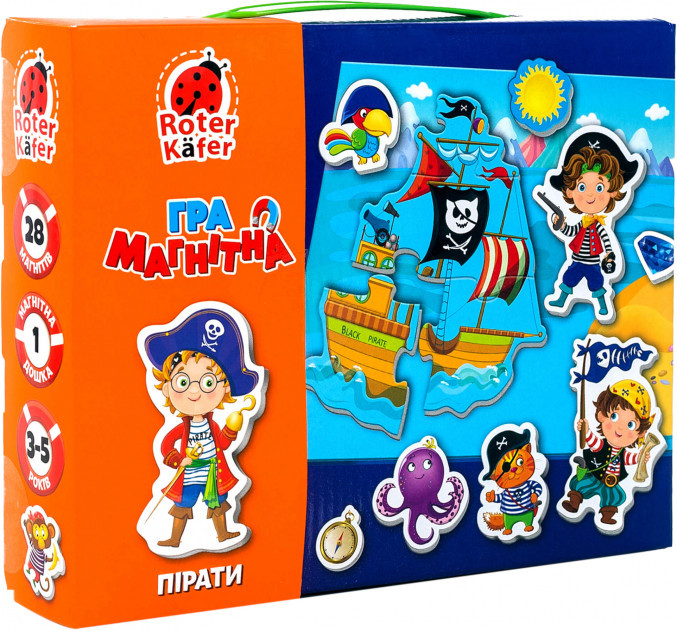 

Детская магнитная игра "Пираты" VT3703-02 от 3-х лет Vladi Toys