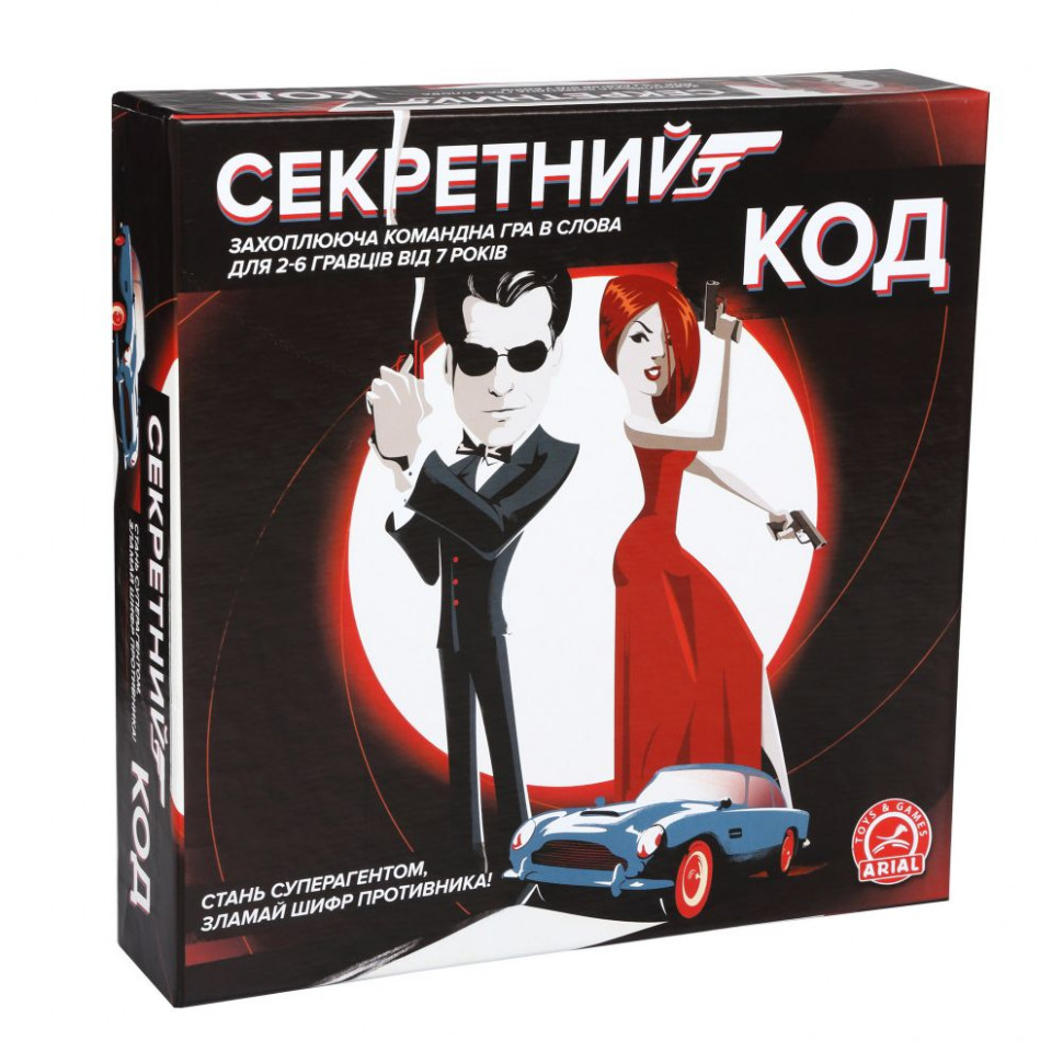 

Настольная игра Секретный код Arial 911418 на укр. языке