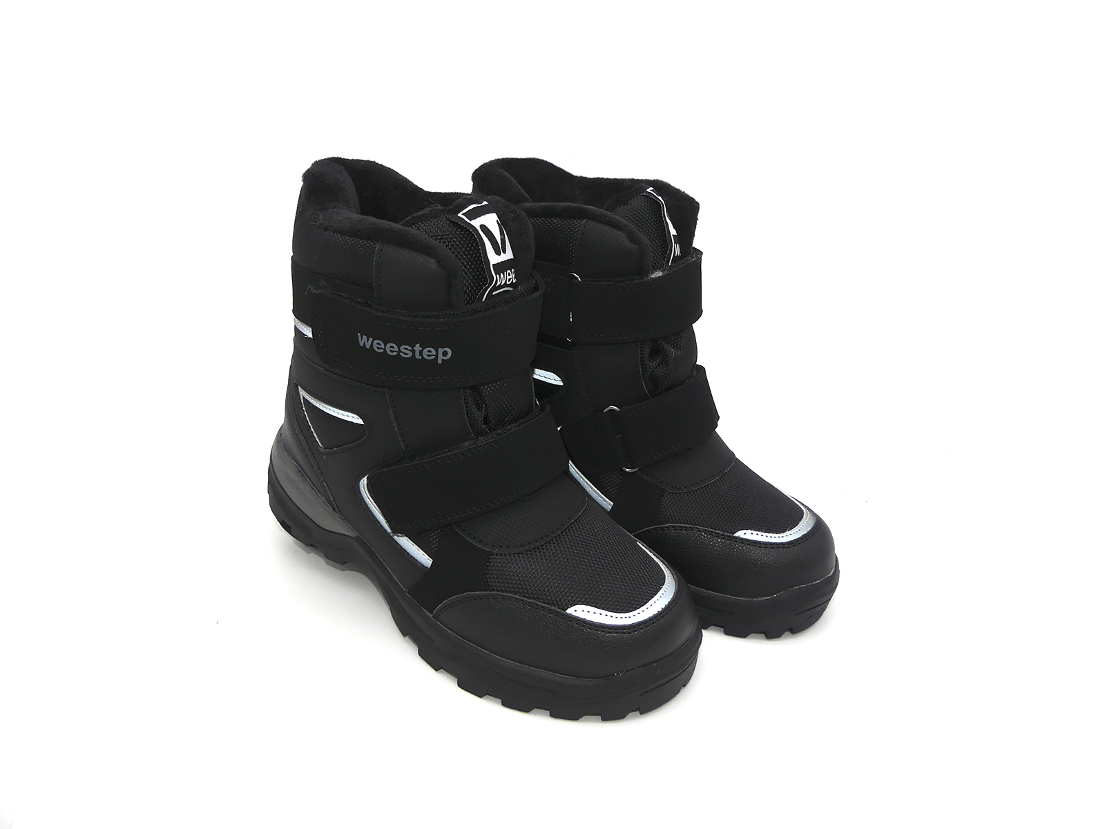 

Термо ботинки Weestep черные на двух липучках (918-846) 35(р)