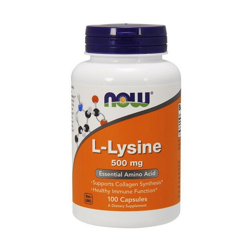 

Амінокислоти NOW Lysine 500 mg, 100 caps