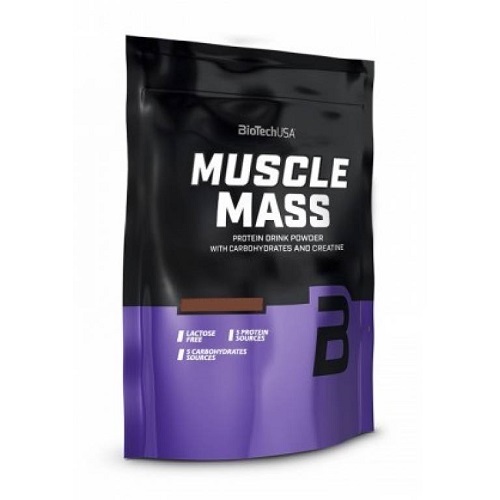 

Гейнери BiotechUSA Muscle Mass, 1000 г. Полуниця