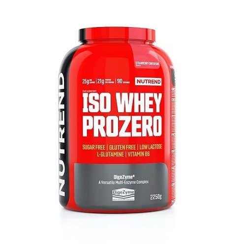 

Ізолят сироватки Nutrend Iso Whey Prozero, 2250 гр. Солона карамель