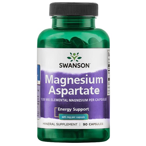 

Магній Swanson Magnesium Aspartate 685 mg, 90 капс.