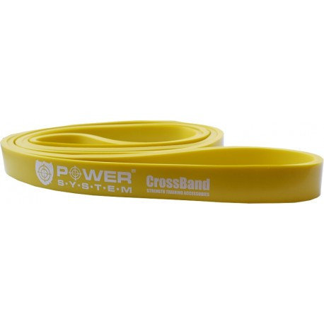 

Фітнес резинки PowerSystem Резиновая петля для тренировок PS-4051 Yellow