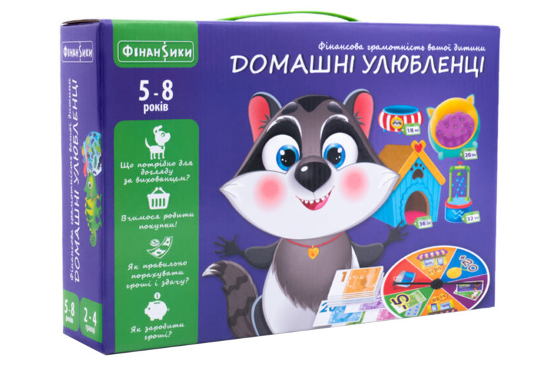 

Настольная игра для детей «Домашние любимцы» VT2312-07 От 5-ти лет Vladi Toys